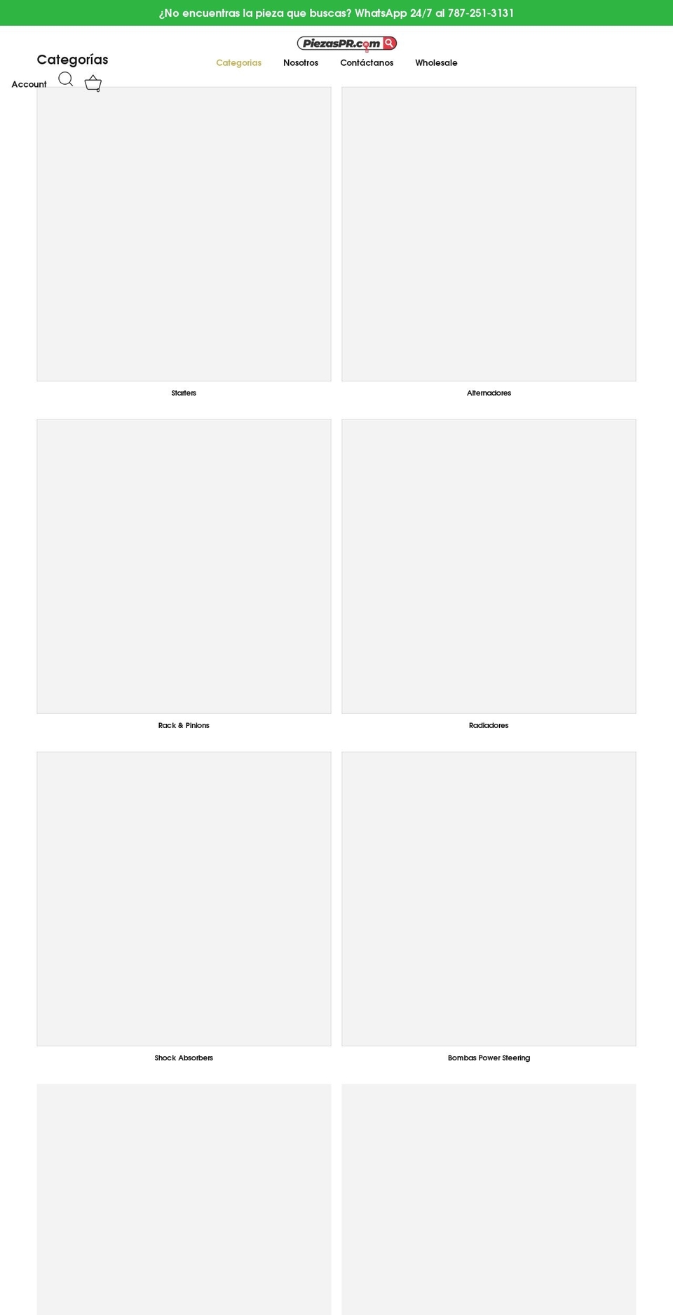 piezaspr.com shopify website screenshot