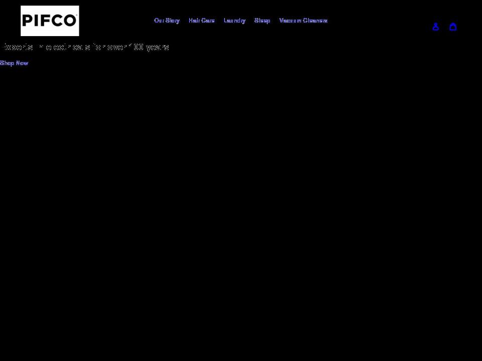 pifco.com shopify website screenshot