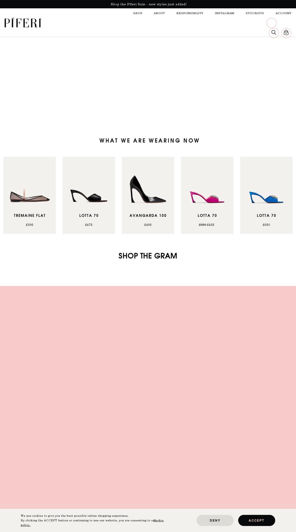 piferi.com shopify website screenshot