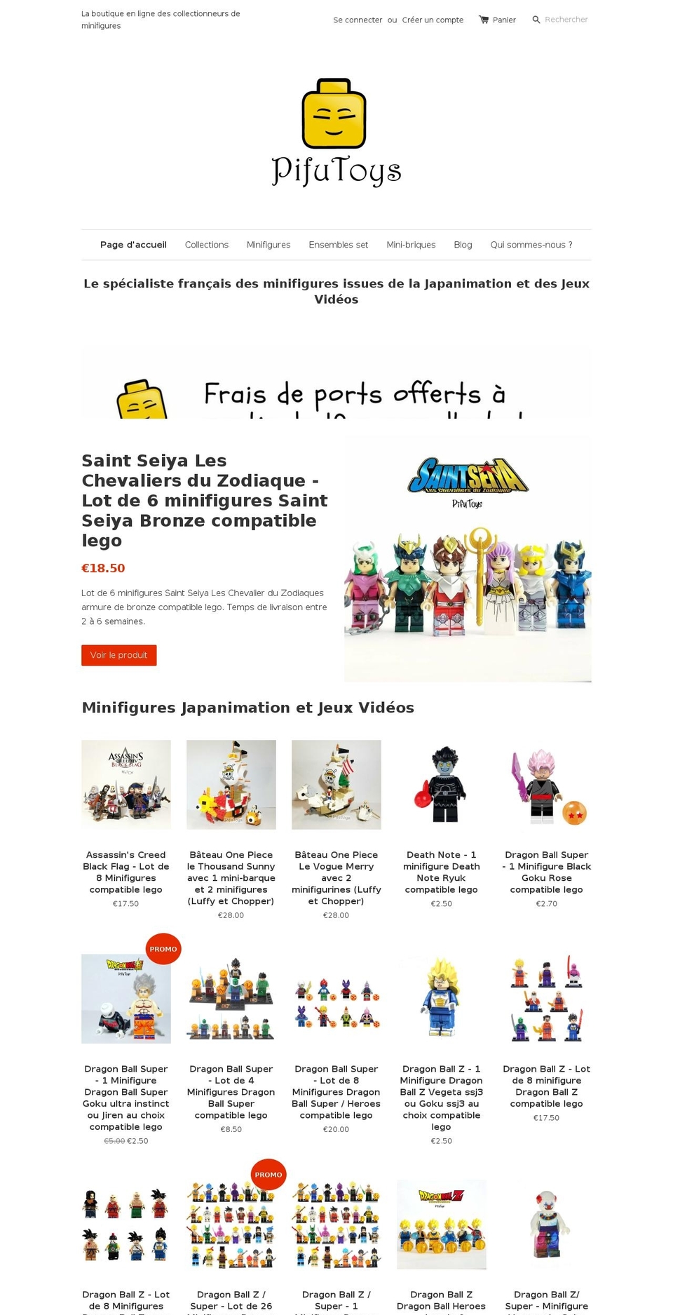 pifutoys.com shopify website screenshot
