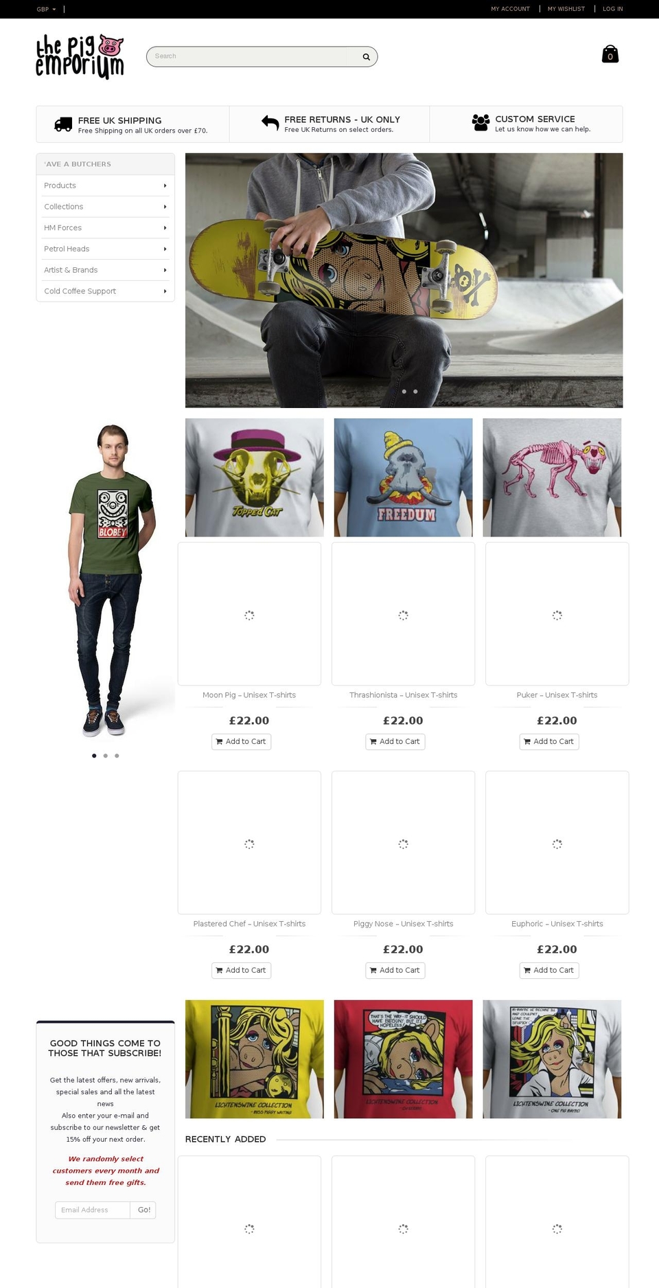 pigemporium.co.uk shopify website screenshot