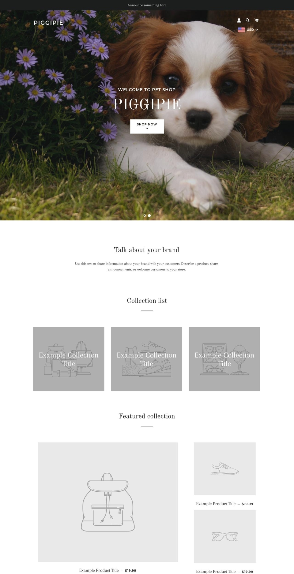piggipie.com — Shopify storefront screenshot