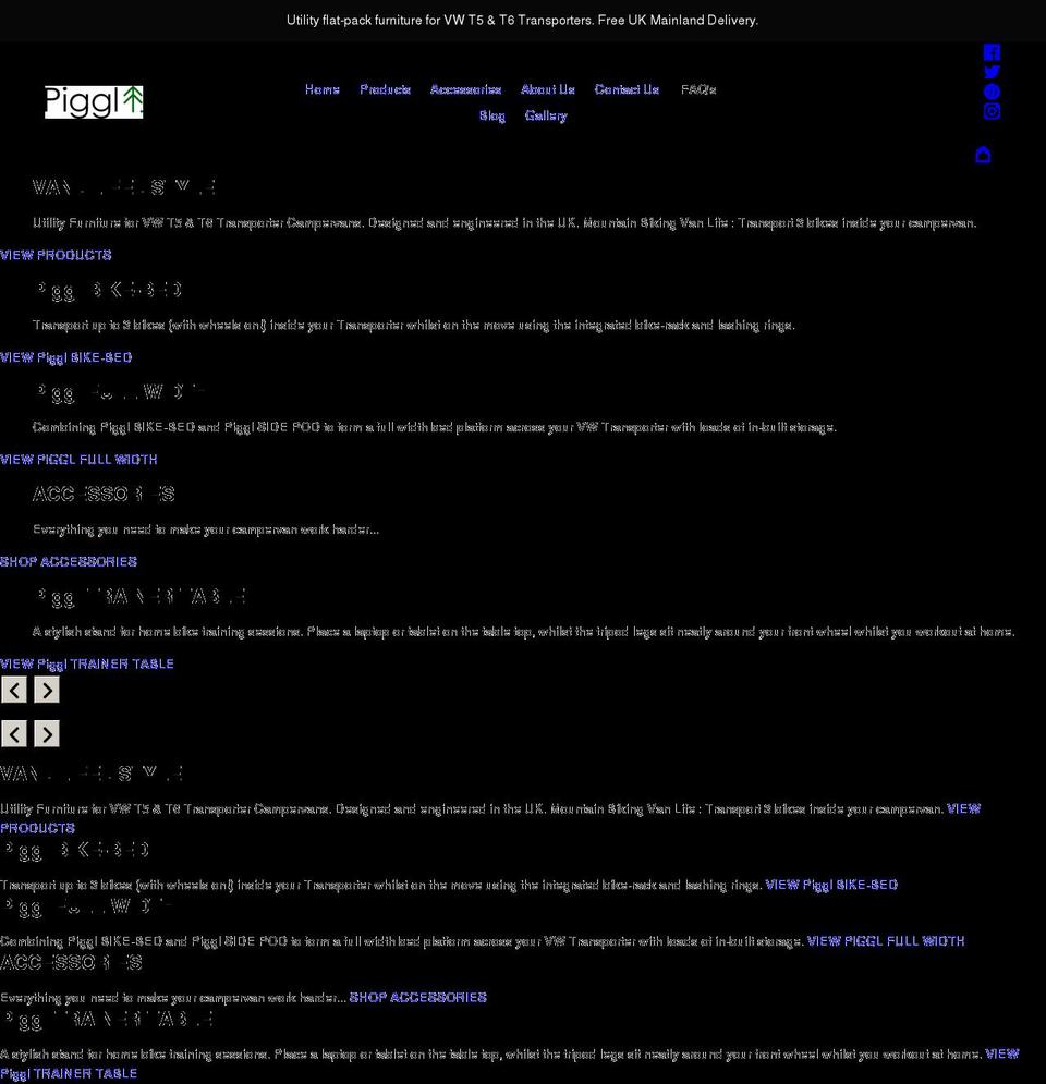 piggl.co.uk shopify website screenshot