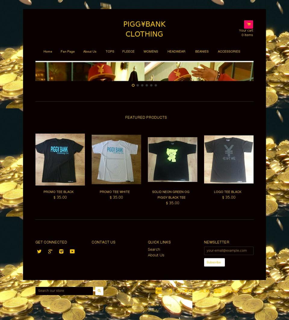 piggybankco.com shopify website screenshot