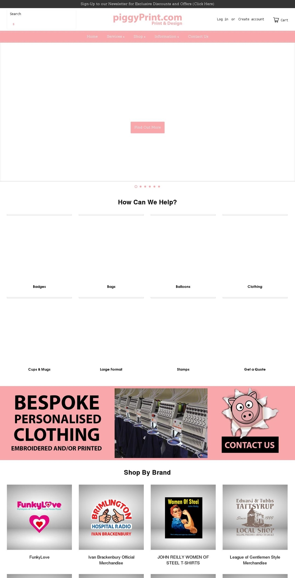 piggyprint.com shopify website screenshot