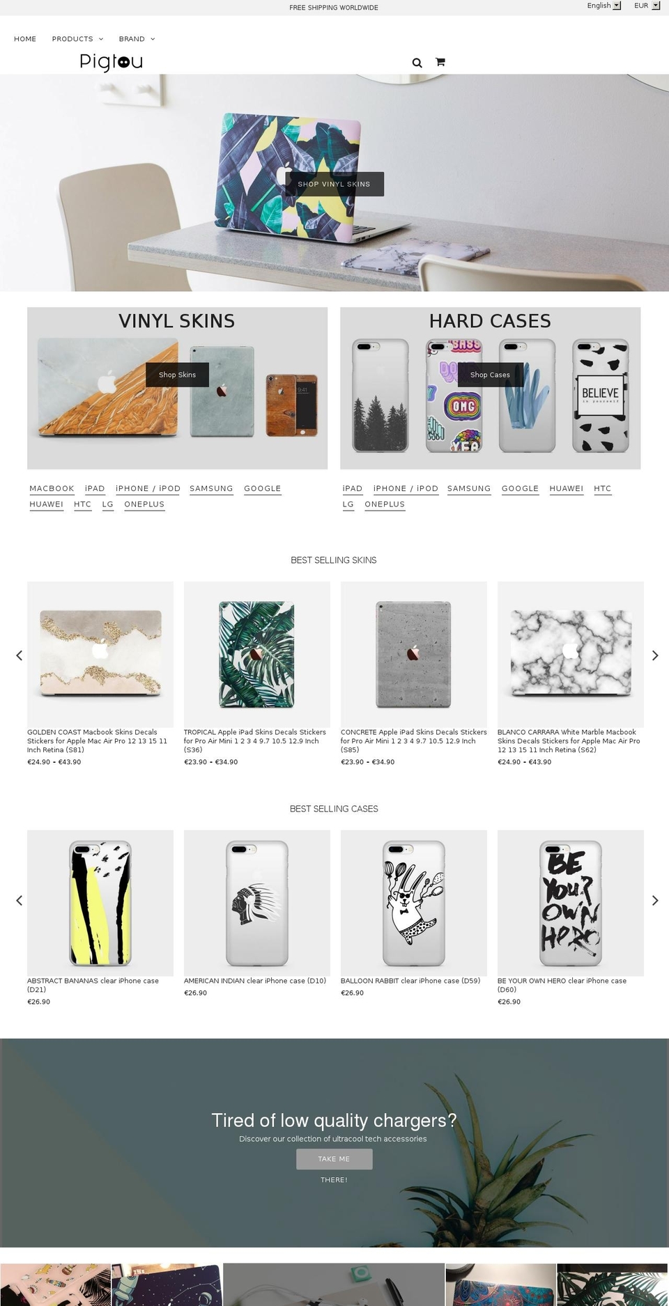 pigtou.com — Shopify storefront screenshot