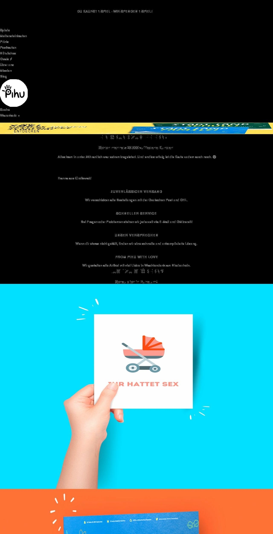 pihu-baby.com shopify website screenshot