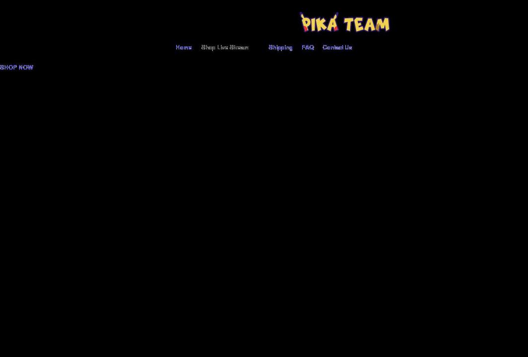 pikateam.com shopify website screenshot