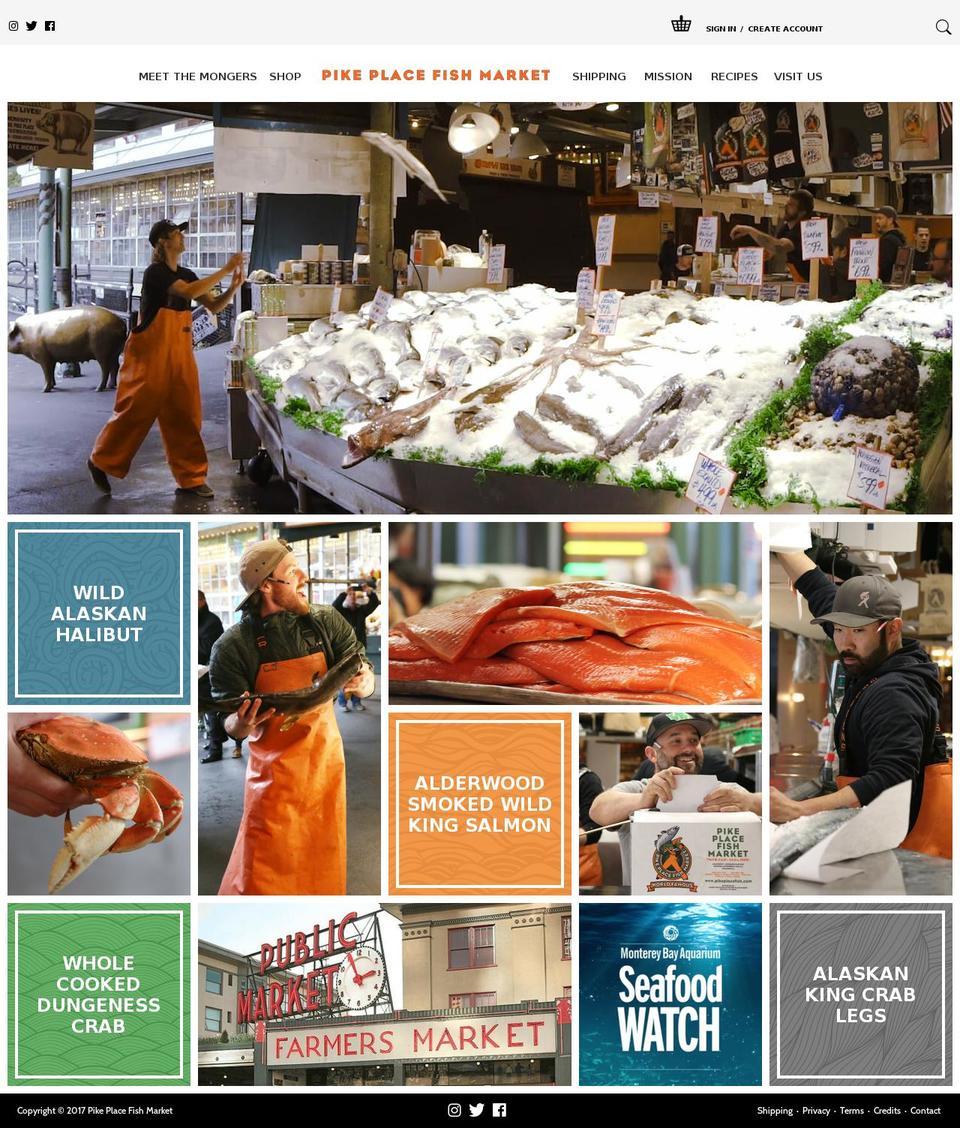 pikeplacefish.com shopify website screenshot