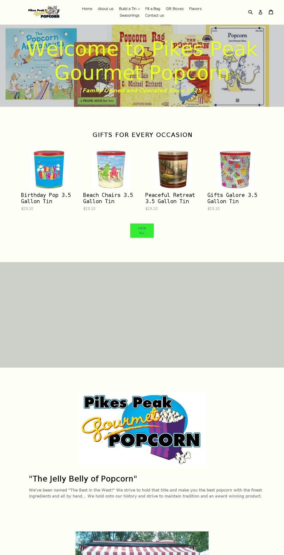 pikespeakpopcorn.com — Shopify store on .com