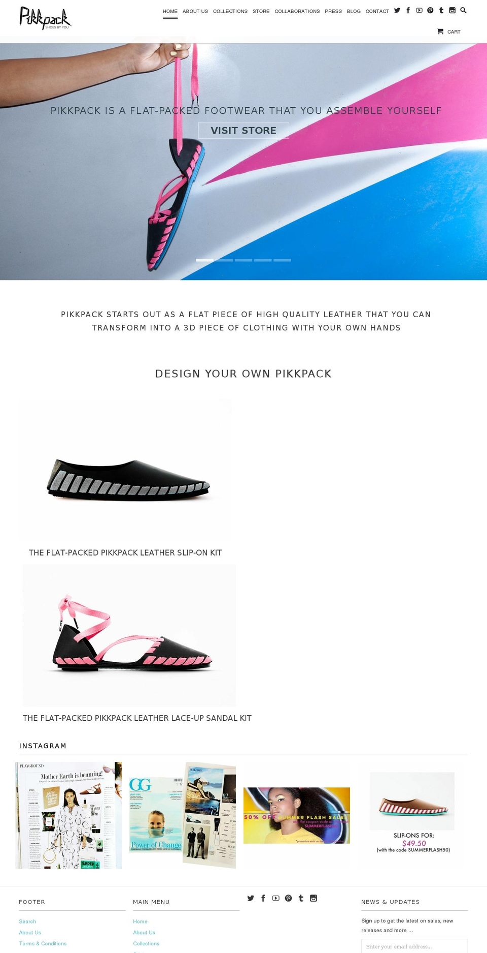 pikkpack.com shopify website screenshot