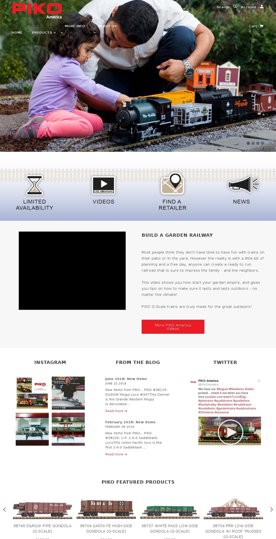 pikoamerica.com — Shopify storefront screenshot