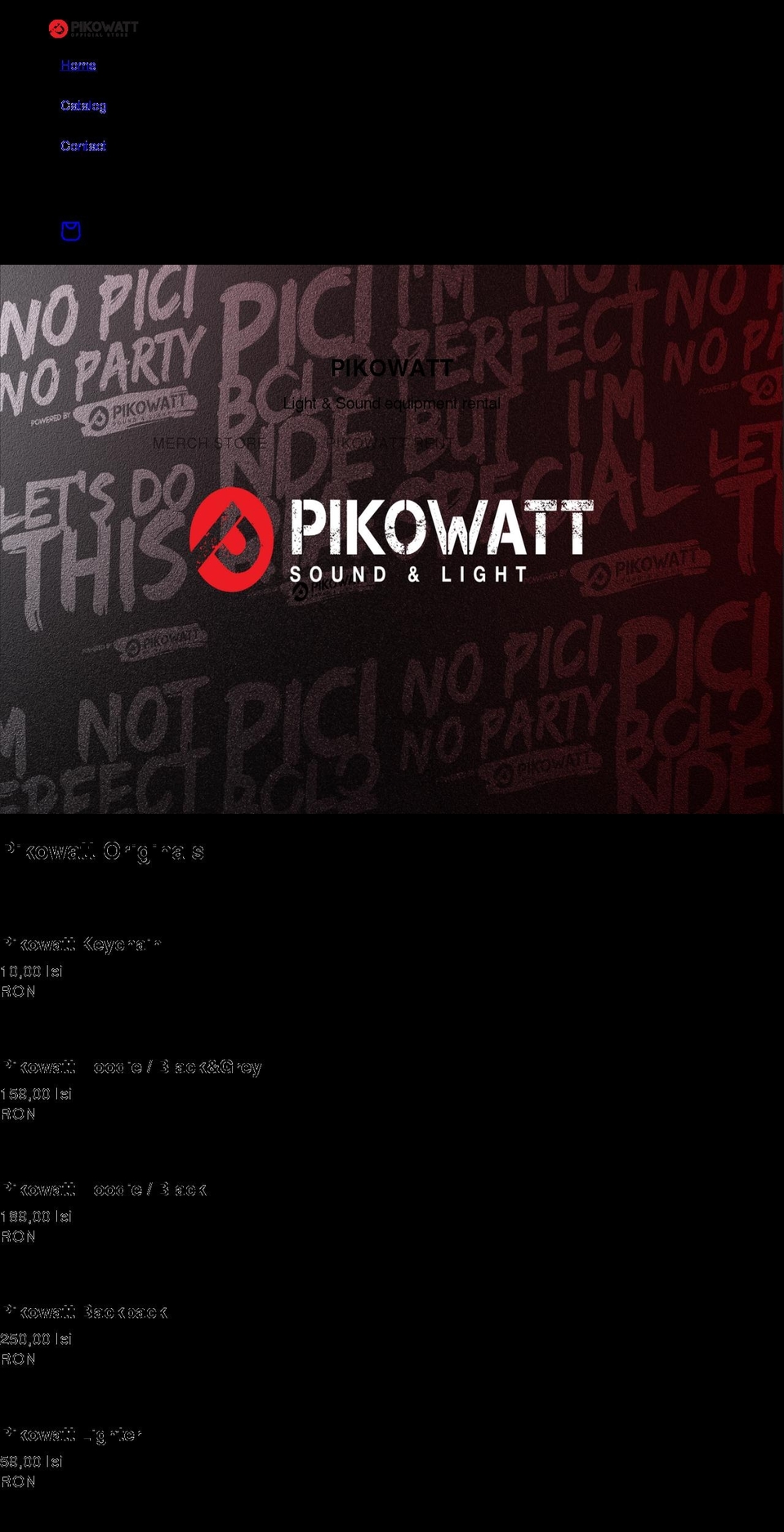 pikowatt.ro shopify website screenshot