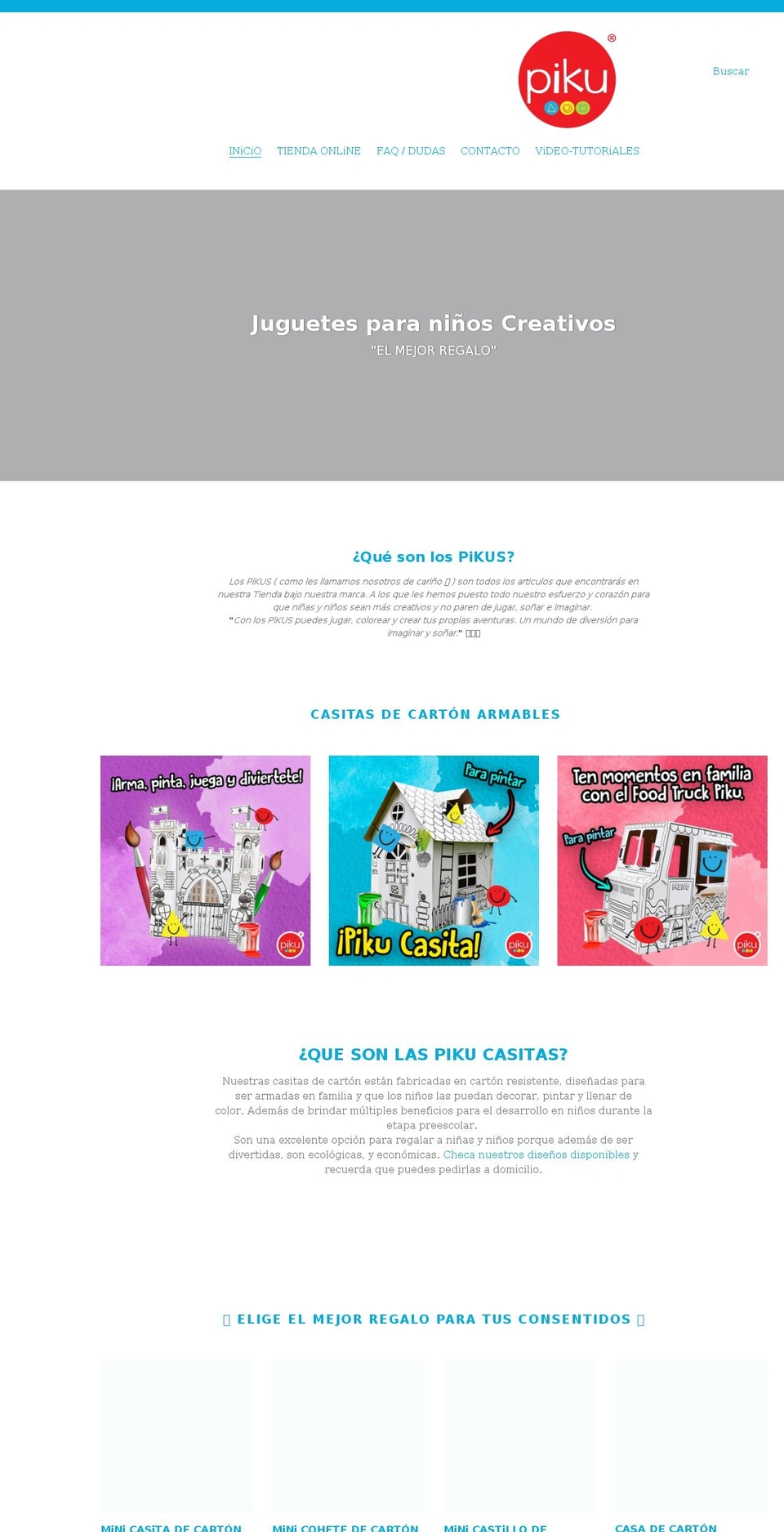 pikukids.com shopify website screenshot