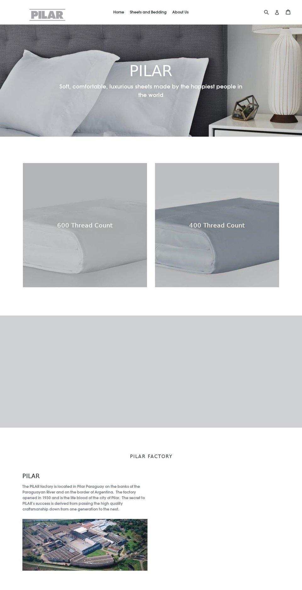 pilarstore.com — Shopify storefront screenshot