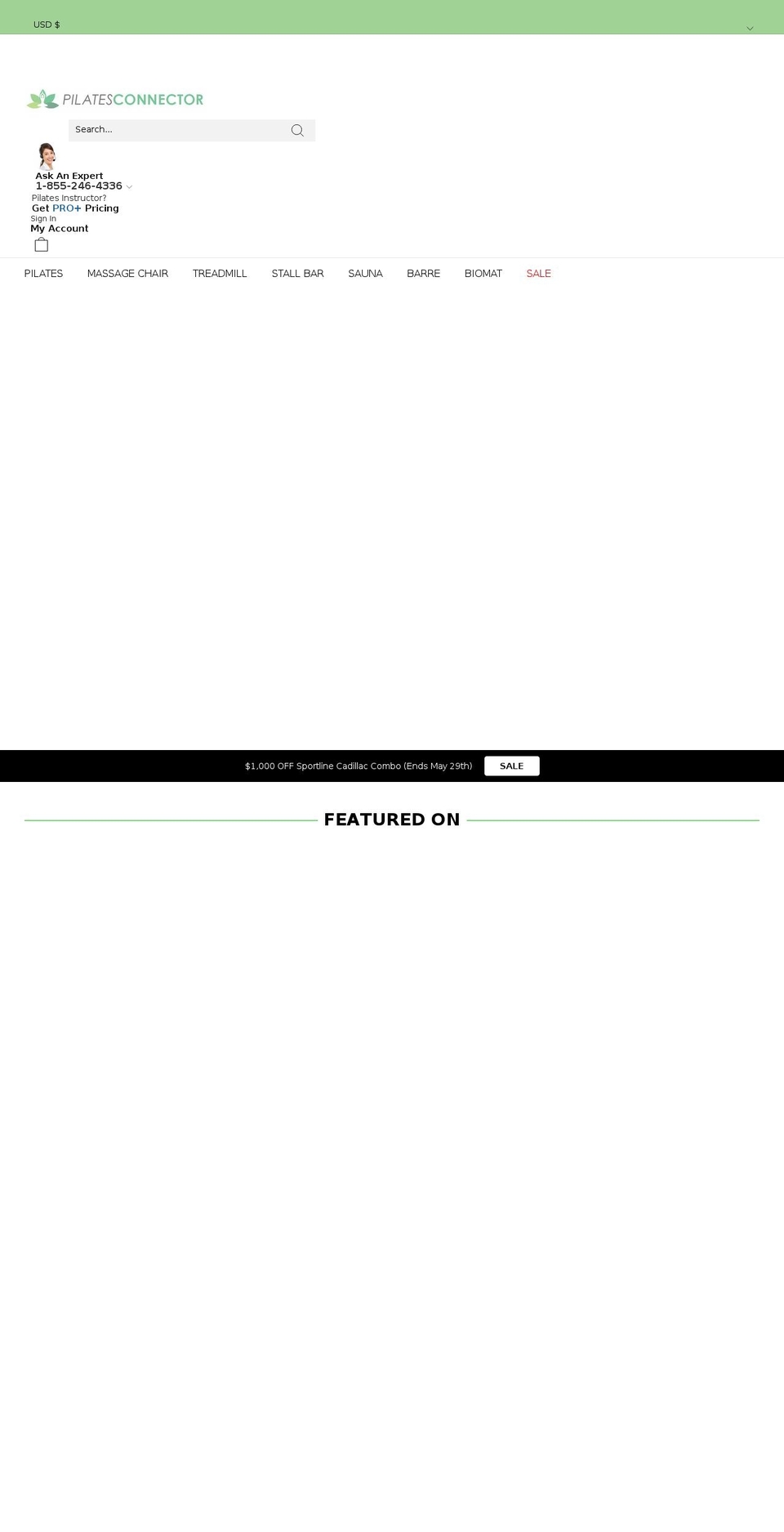 pilatesconnector.com shopify website screenshot