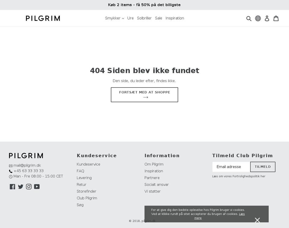 Pilgrim Shopify theme site example pilcan.com