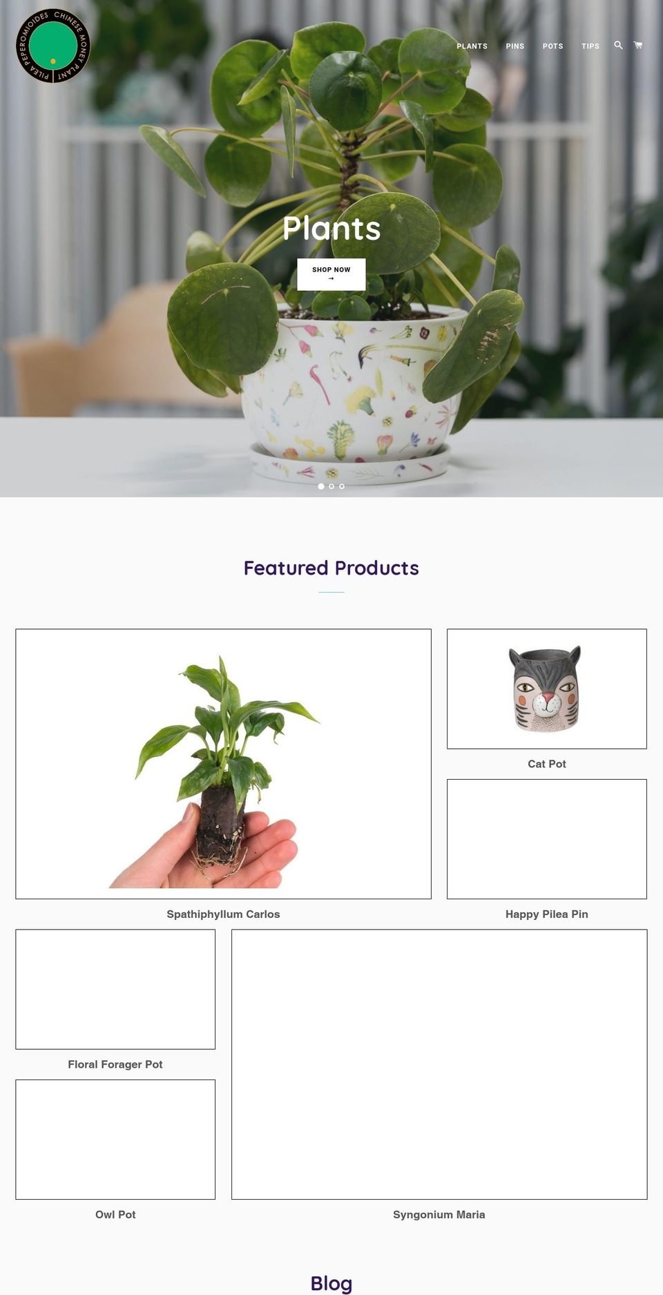 pileaplace.com — Shopify storefront screenshot