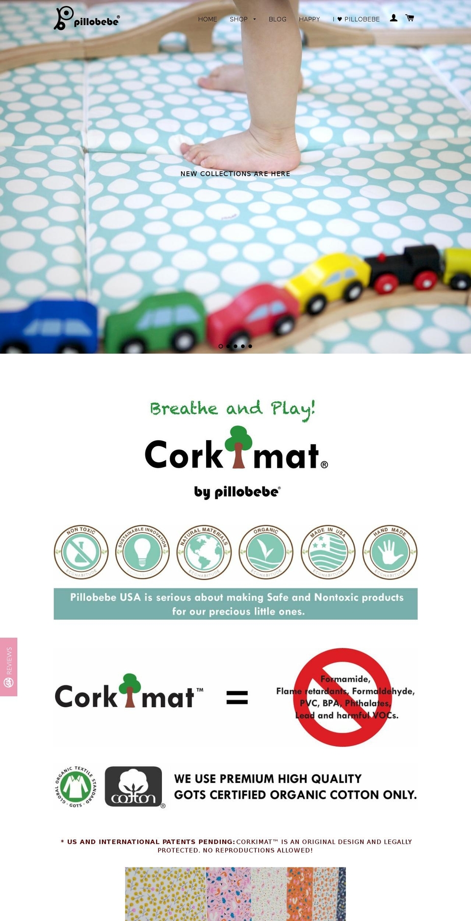 pillobebe.com shopify website screenshot