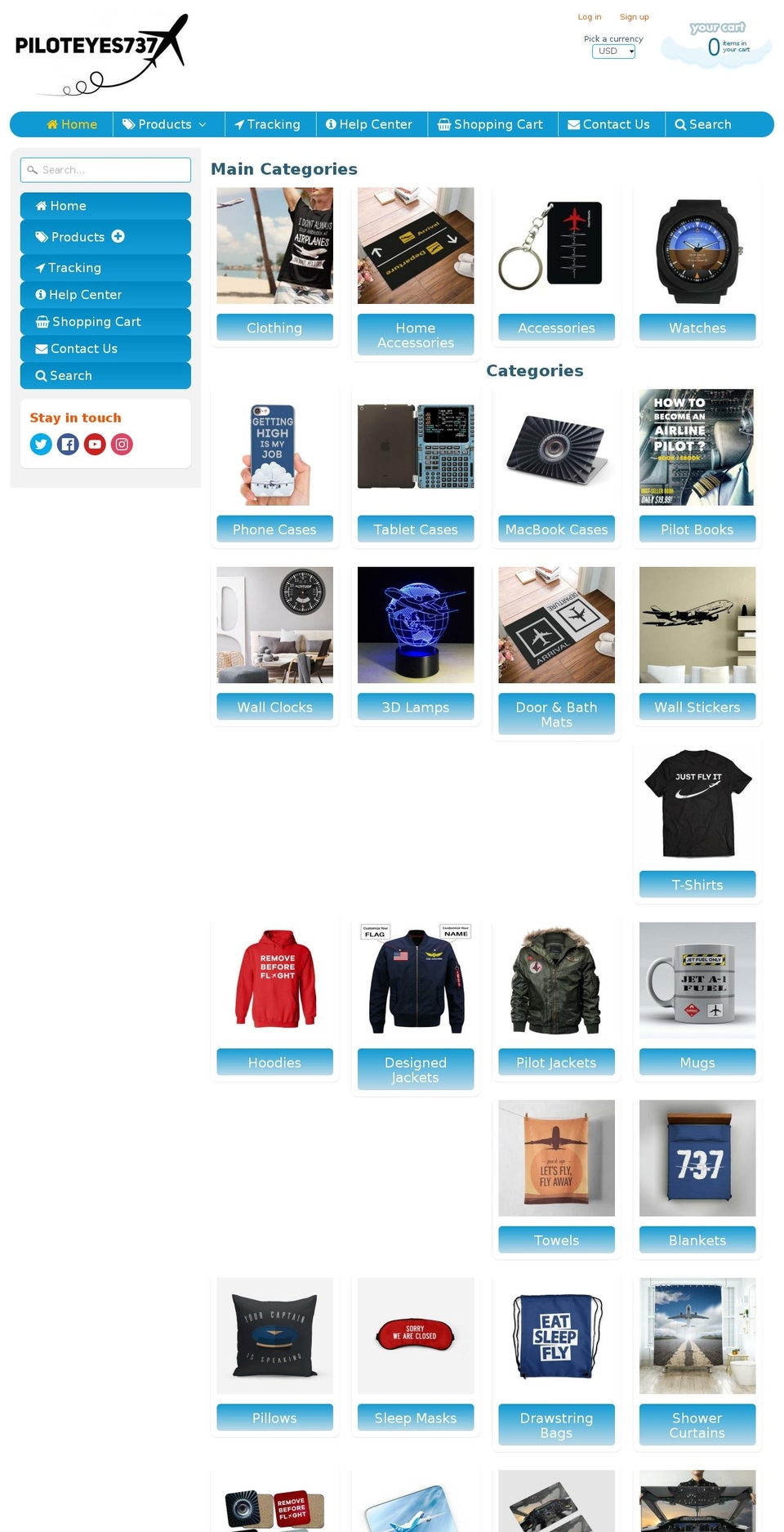 piloteyesshop.com — Shopify storefront screenshot