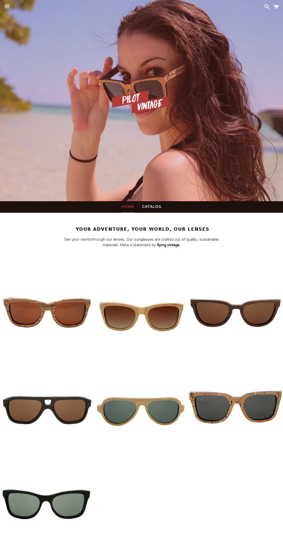 pilotvintage.com — Shopify storefront screenshot