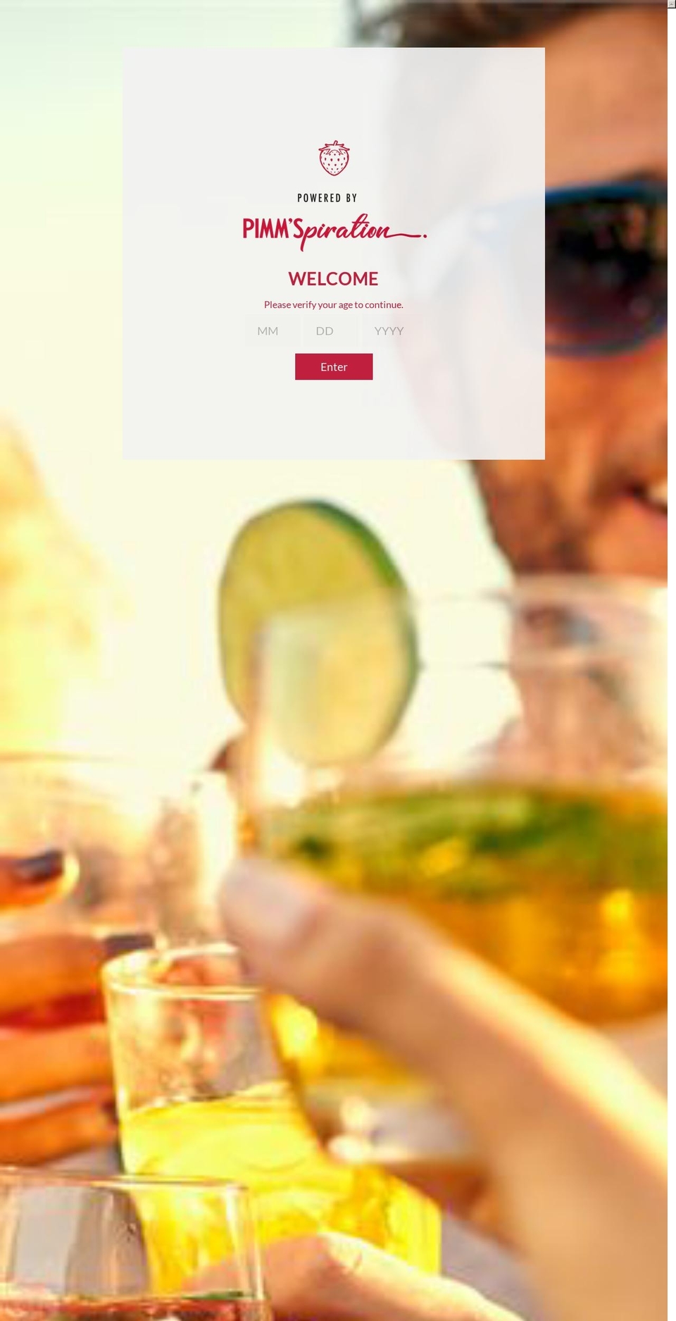 pimmspiration.com shopify website screenshot