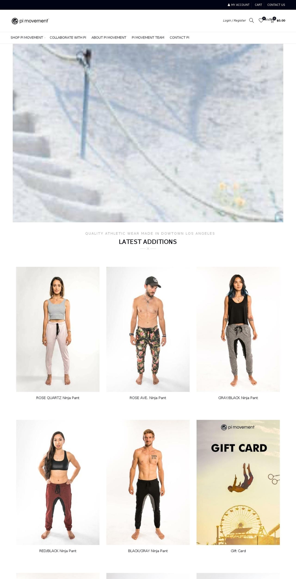 pimovement.com shopify website screenshot