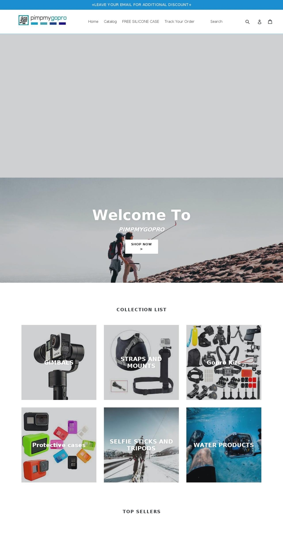 pimpmygopro.com — Shopify storefront screenshot