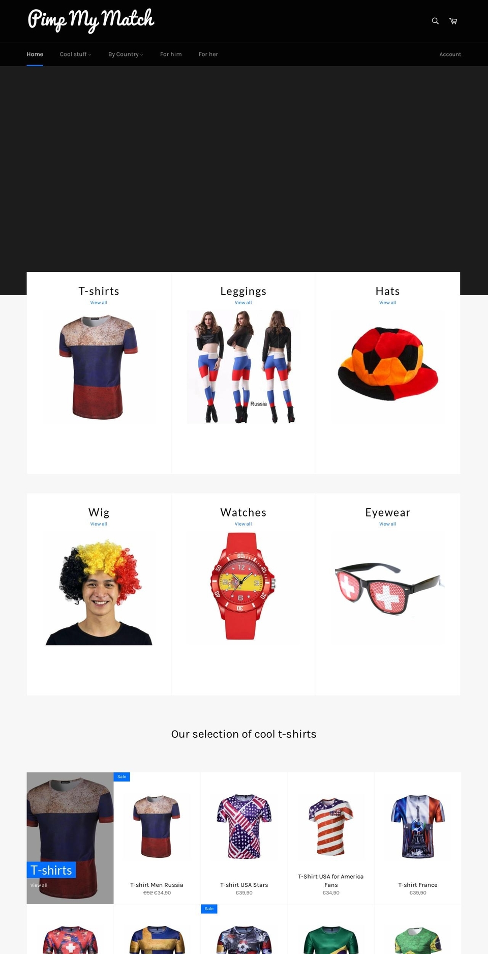 pimpmymatch.com — Shopify storefront screenshot