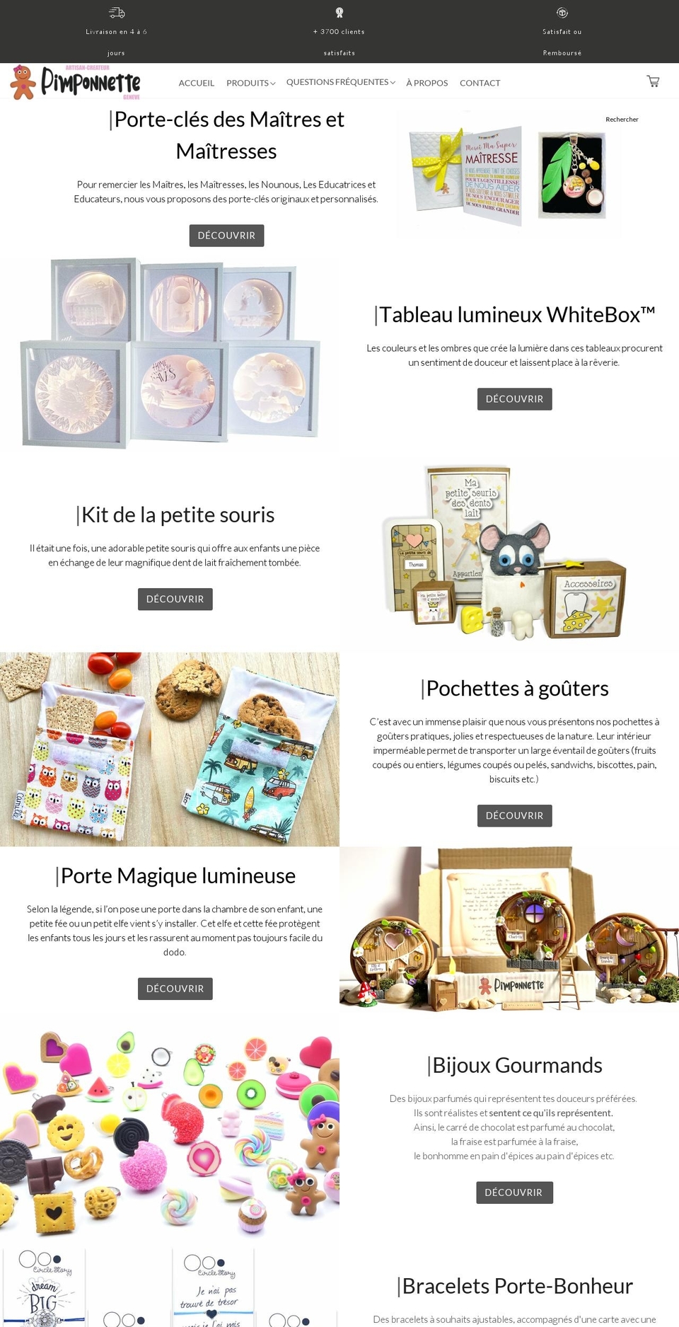 pimponnette.com shopify website screenshot