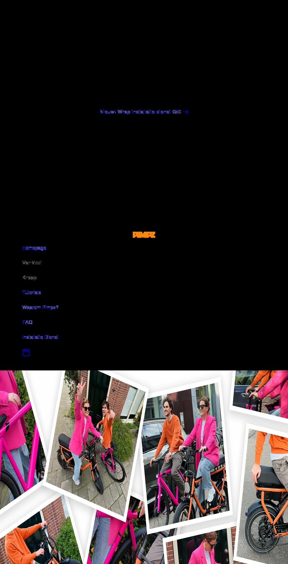 pimpz.nl shopify website screenshot