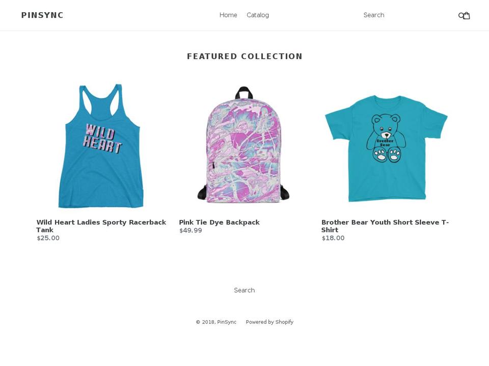 pin-sync.com — Shopify storefront screenshot