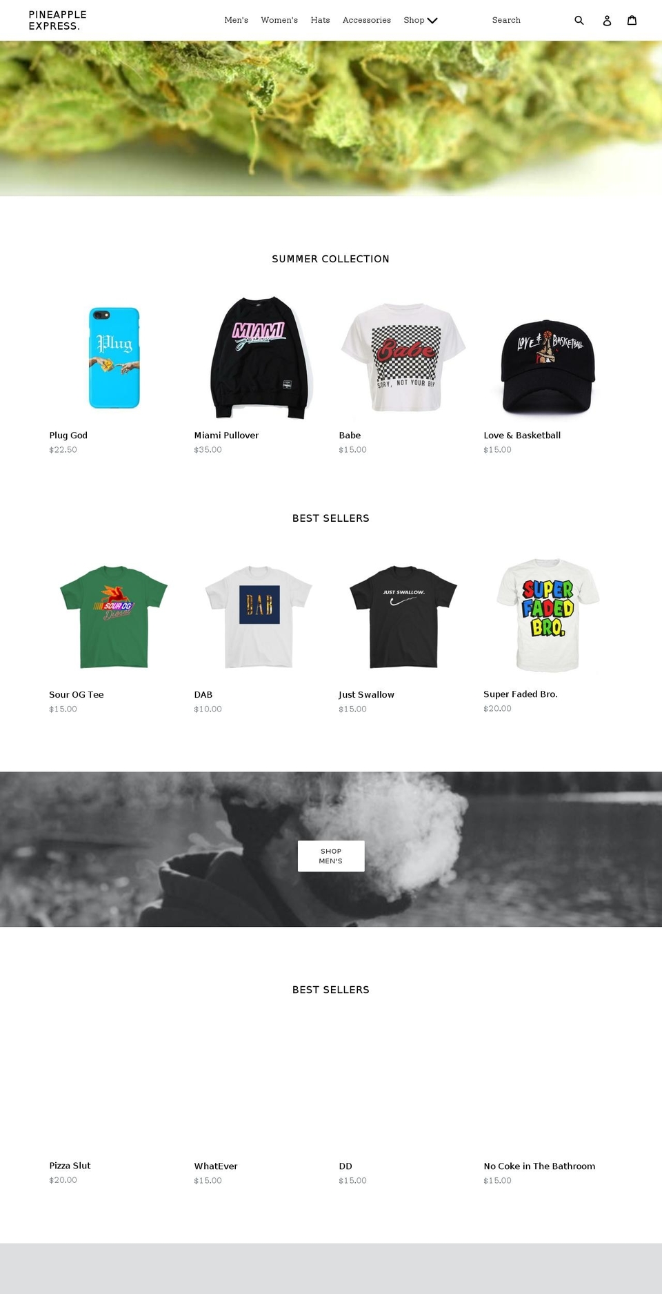 pinaexpress.com — Shopify storefront screenshot
