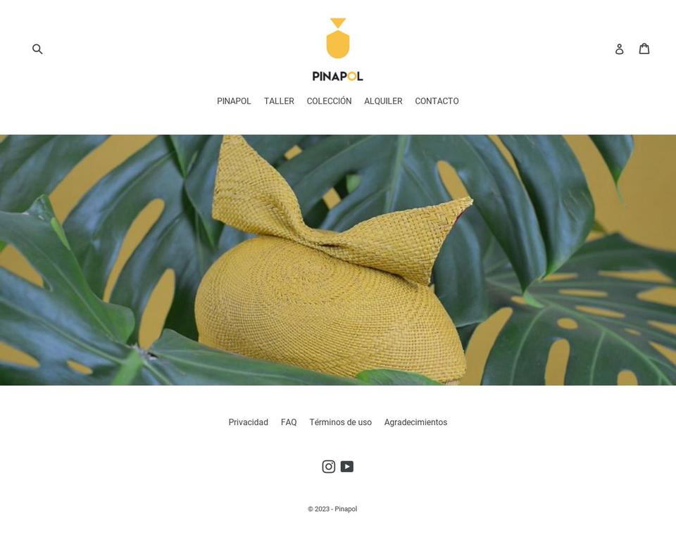 pinapol.es shopify website screenshot