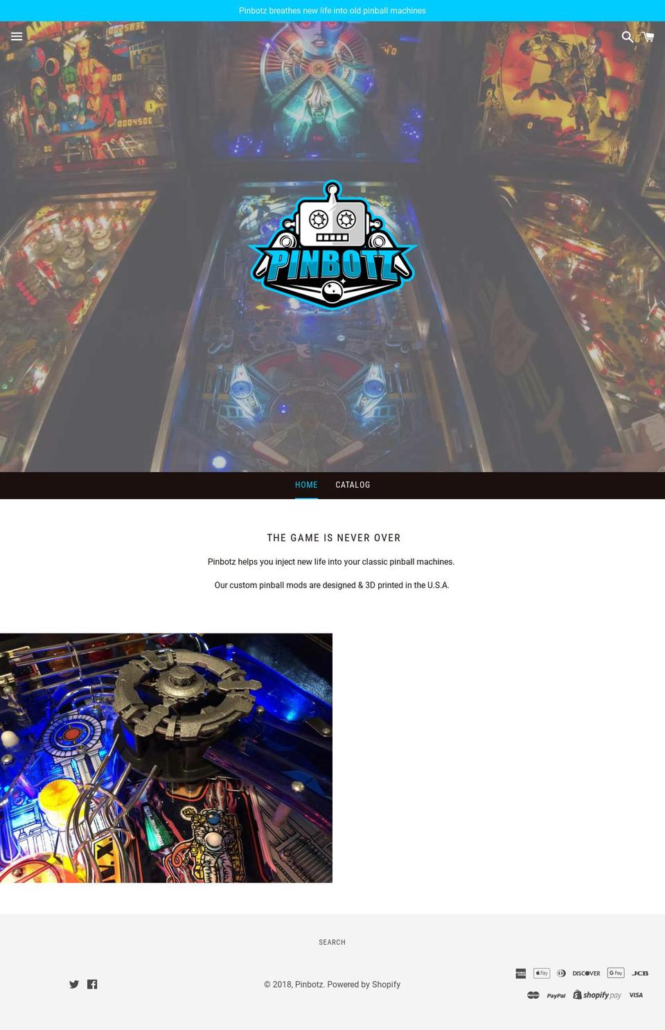 pinbotz.com — Shopify storefront screenshot