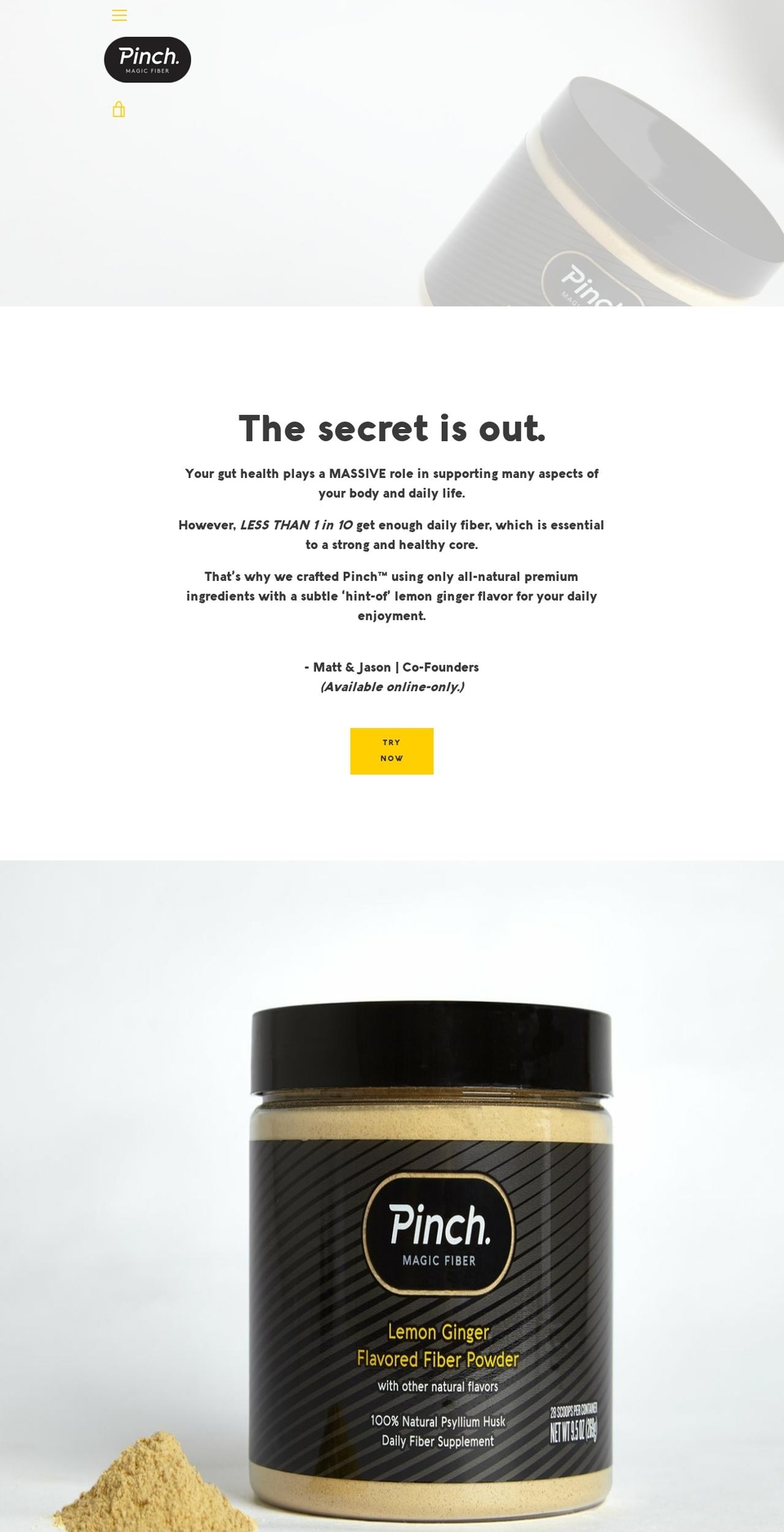 pinchmagic.com shopify website screenshot