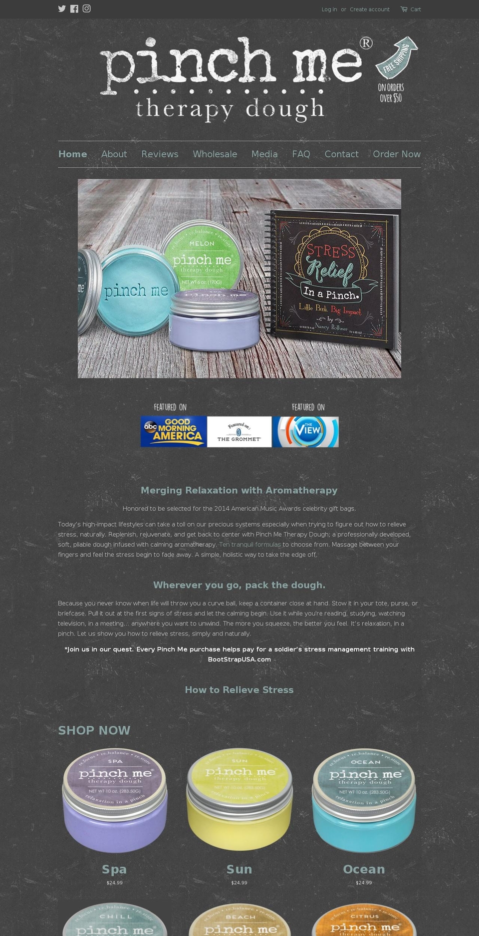 pinchthedough.com — Shopify storefront screenshot