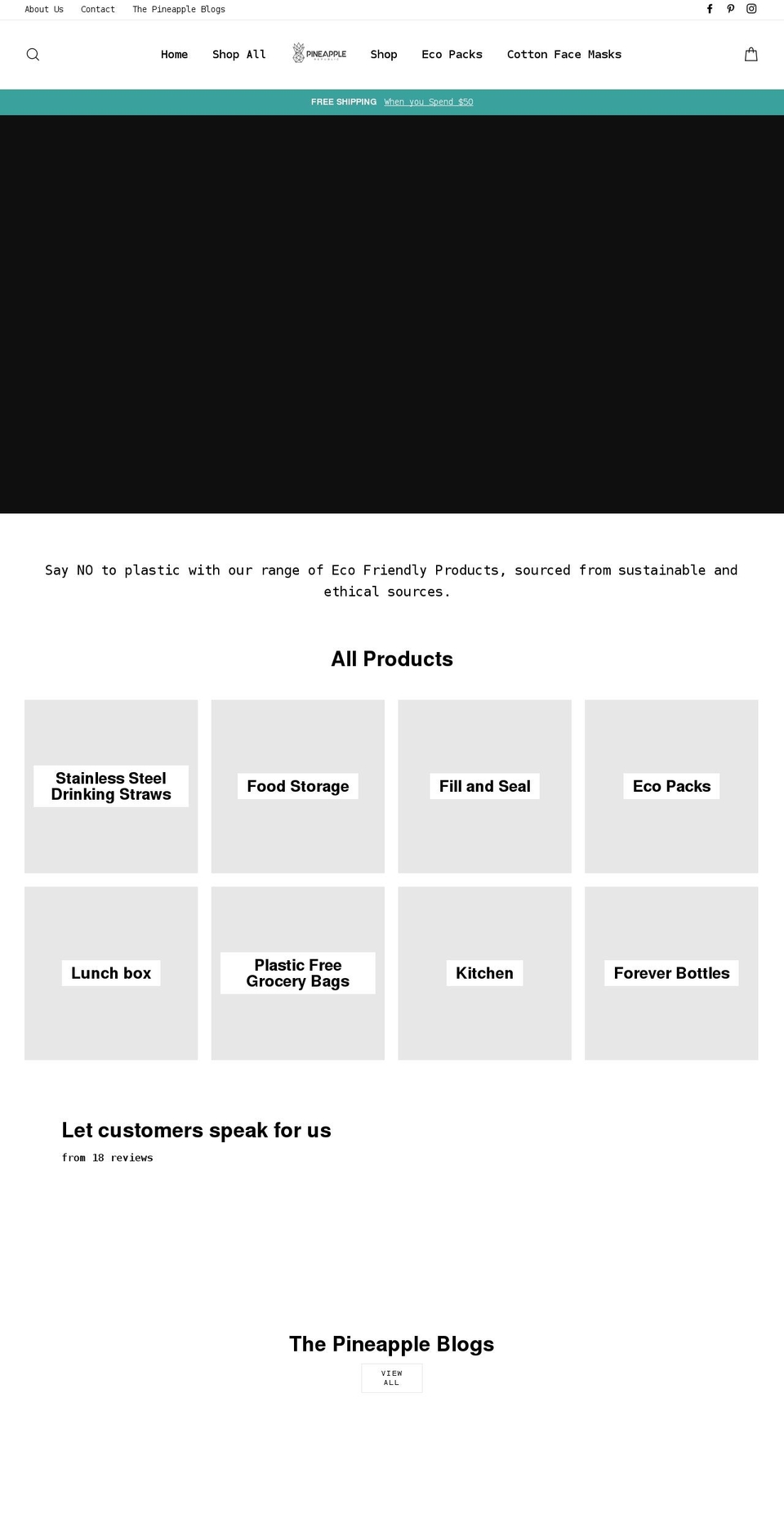 pineapplerepublic.myshopify.com shopify website screenshot