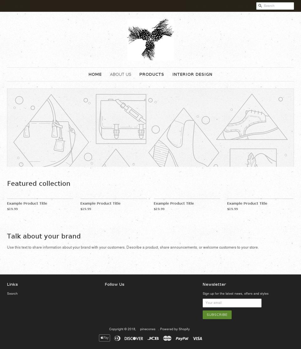pineconesvail.com — Shopify storefront screenshot