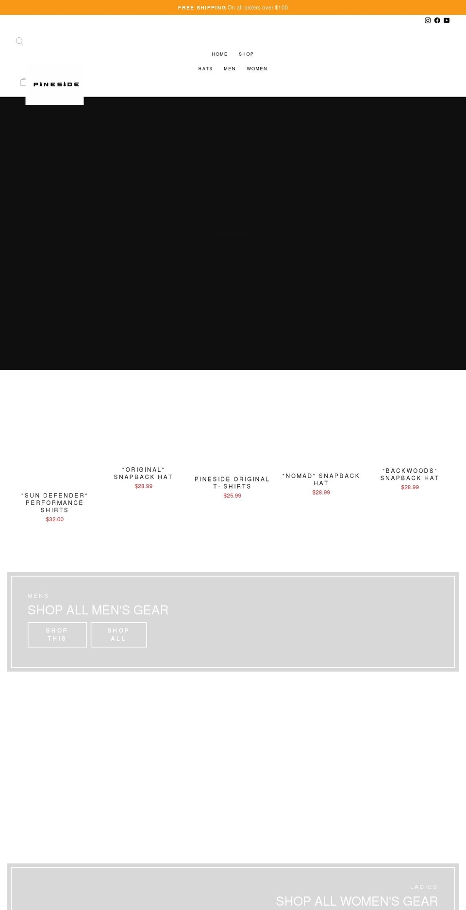 pinesideperformance.com shopify website screenshot