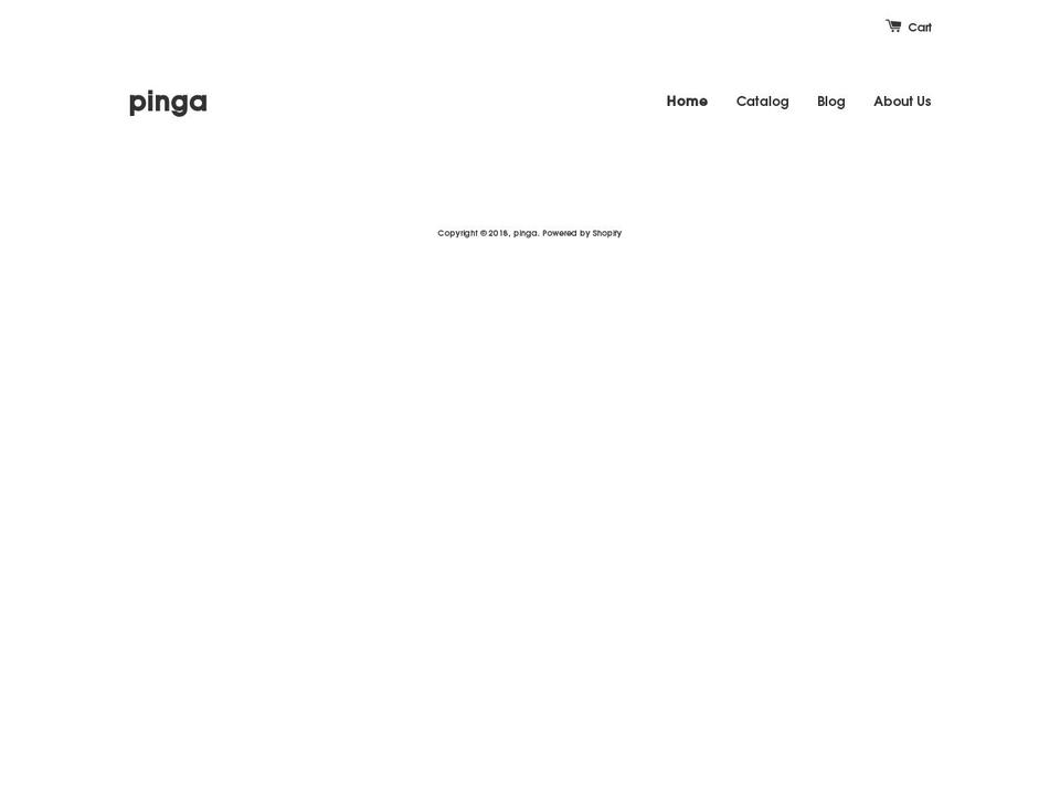 pinga.co shopify website screenshot