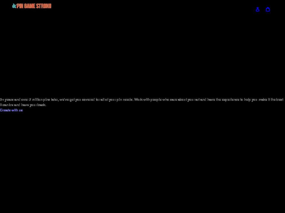 pingamestrong.com shopify website screenshot