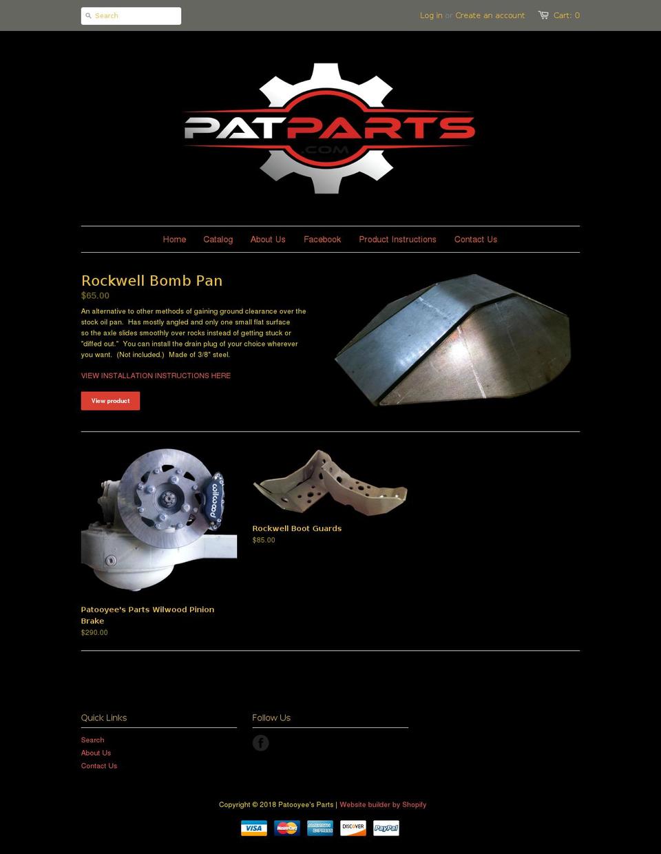 pinionbrakes.com shopify website screenshot