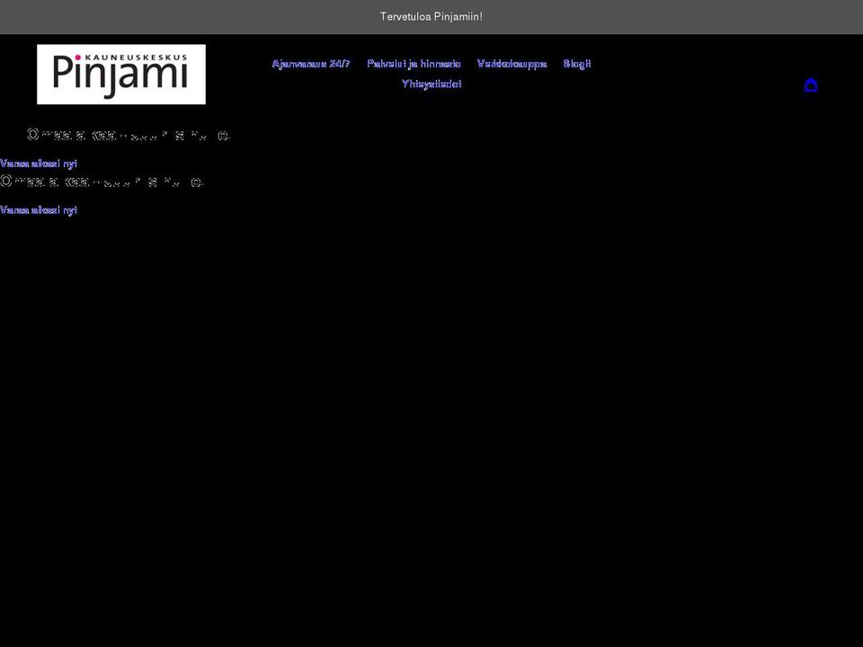 pinjami.fi shopify website screenshot