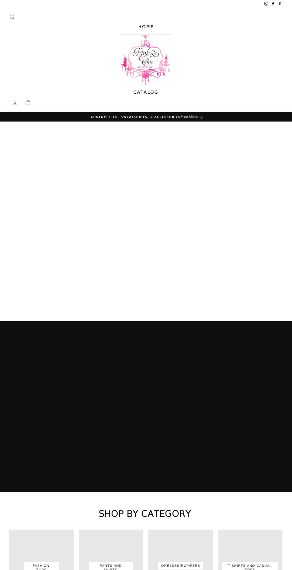 pinkandchicboutique.com — Shopify storefront screenshot