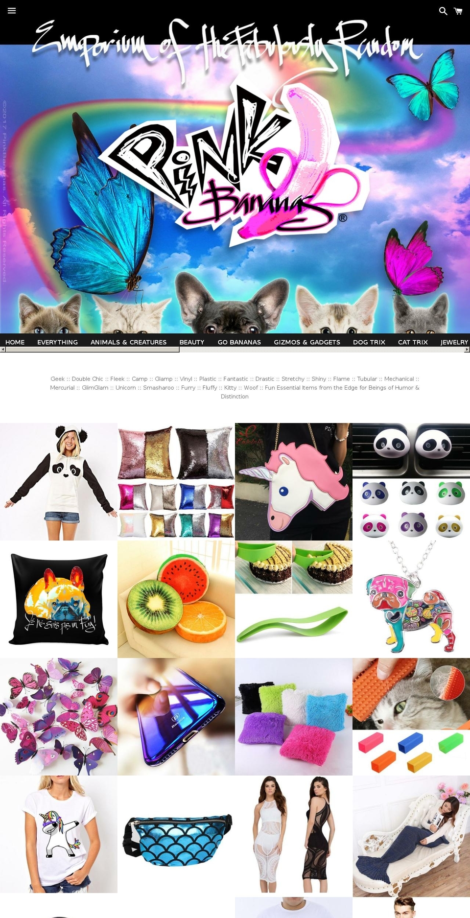 pinkbananas.pink shopify website screenshot