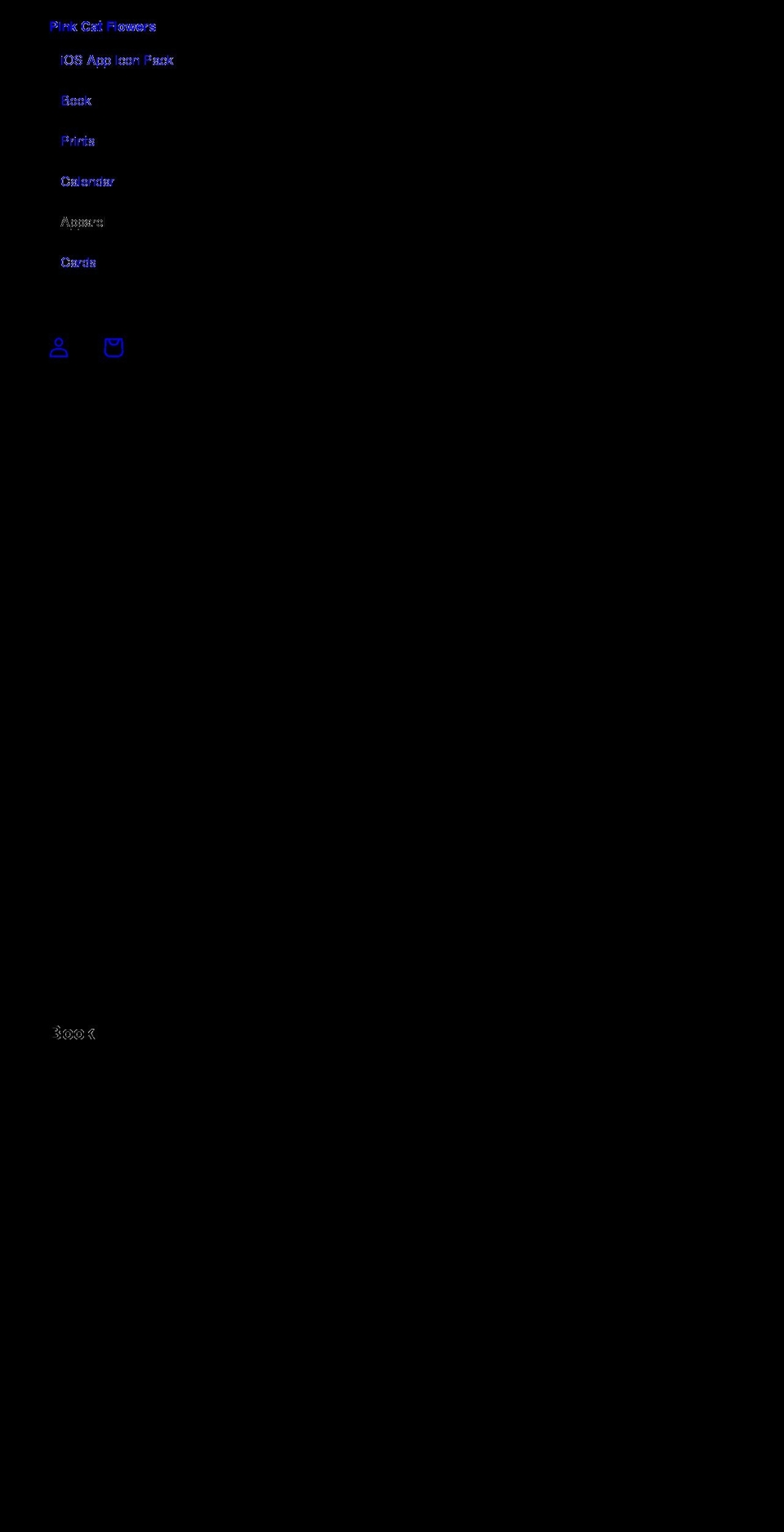 pinkcatflowers.com shopify website screenshot