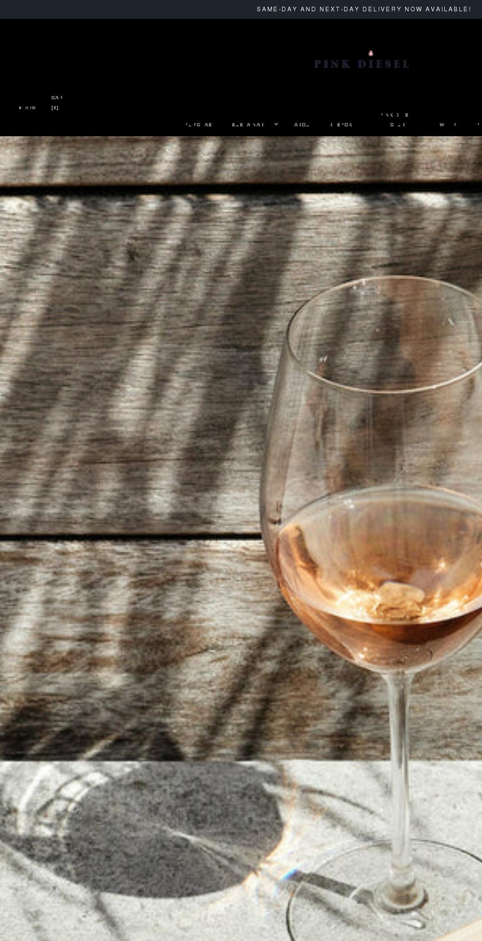 pinkdiesel.com shopify website screenshot