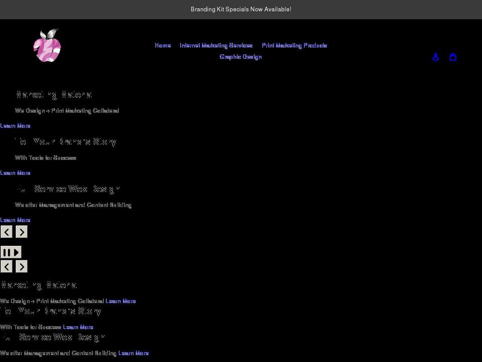 pinkladymarketing.com shopify website screenshot
