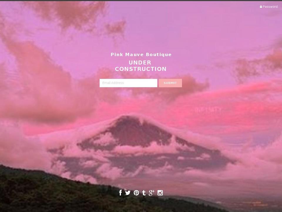pinkmauve.com shopify website screenshot